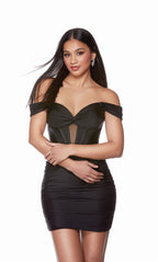 Alyce Paris Homecoming Dress 4685 - Black