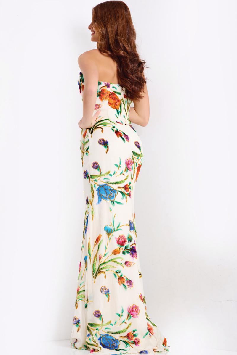 Jovani Prom 47626 - Ivory/Multi