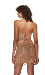 Alyce Paris Homecoming Dress 4801 - Bisque