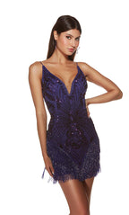 Alyce Paris Homecoming Dress 4803 - Cobalt