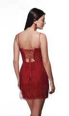 Alyce Paris Homecoming Dress 4805 - Red