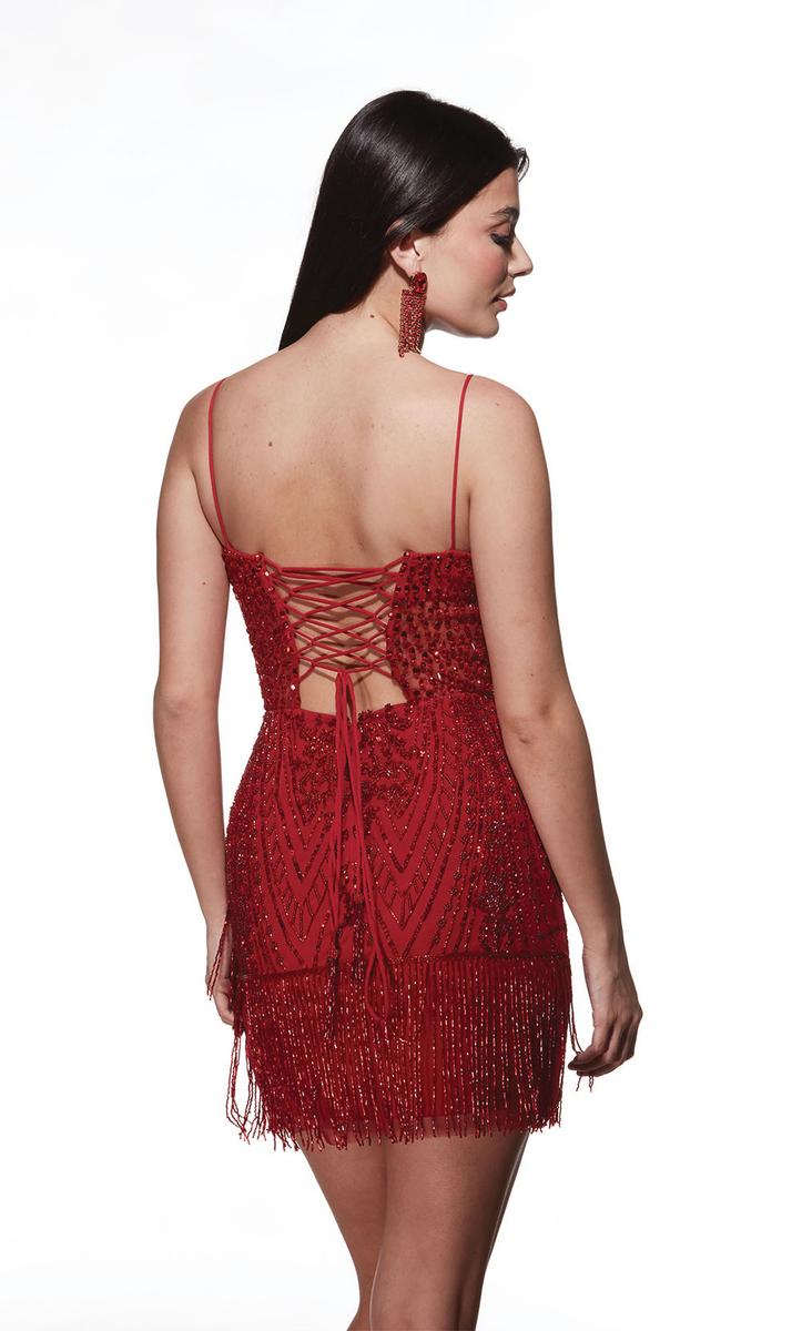 Alyce Paris Homecoming Dress 4805 - Red