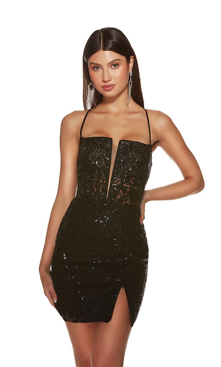Alyce Paris Homecoming Dress 4813 - Shocking Pink