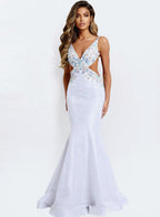 Jovani Prom 48176 - Off White/Multi