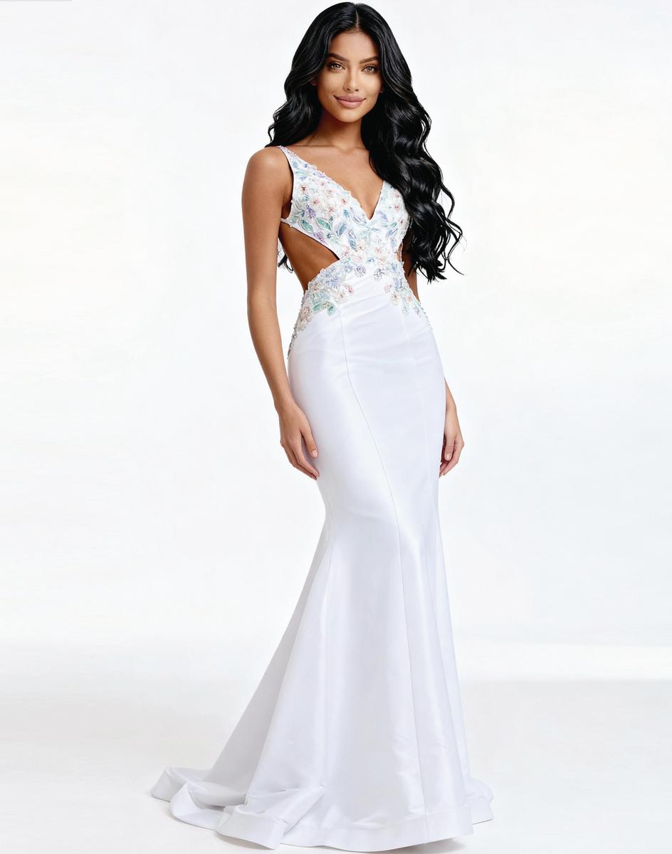 Jovani Prom 48176 - Off White/Multi