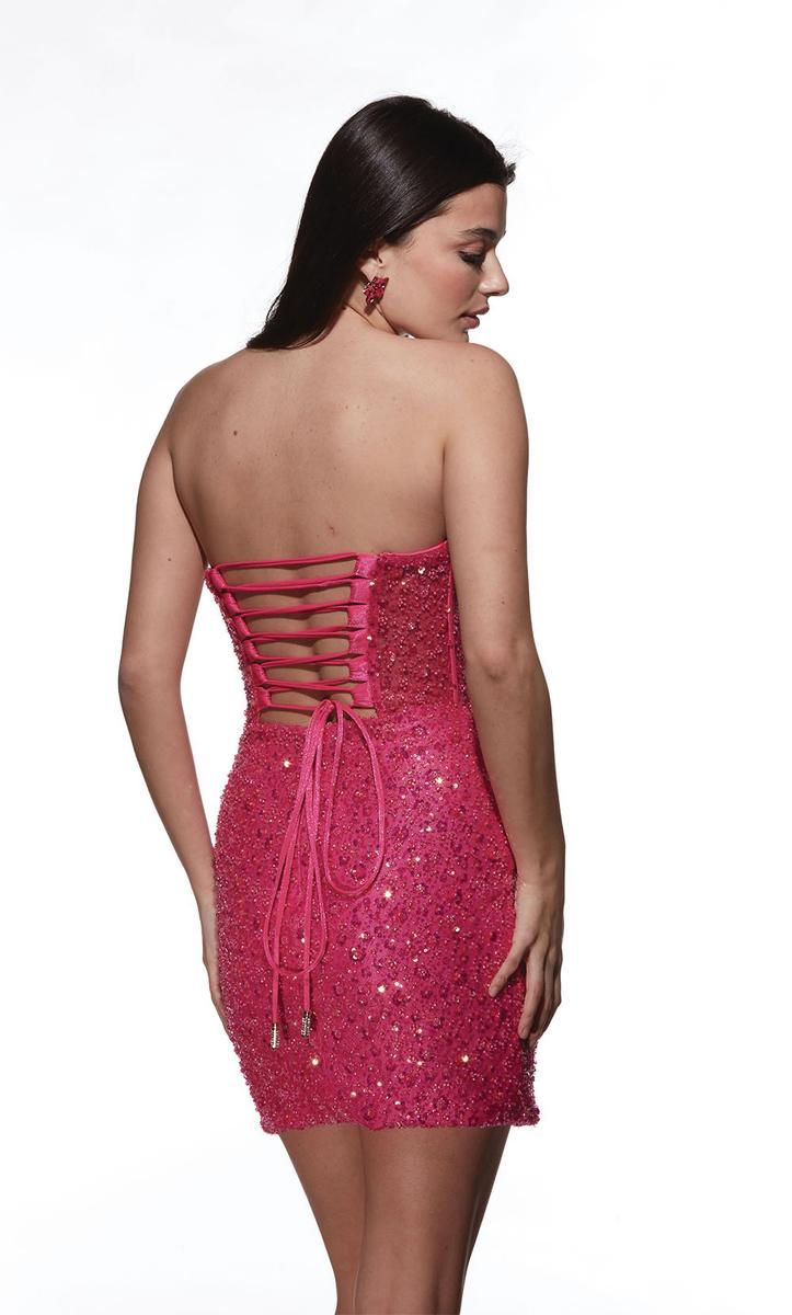 Alyce Paris Homecoming Dress 4825 - Barbie Pink