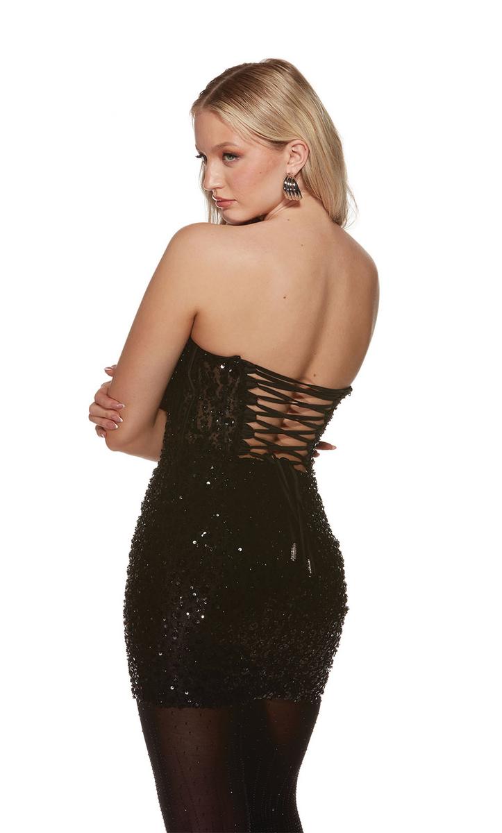 Alyce Paris Homecoming Dress 4825 - Black