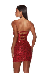 Alyce Paris Homecoming Dress 4825 - Red