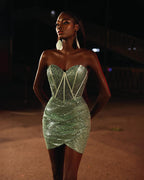 Alyce Paris Homecoming Dress 4826 - Sea Glass
