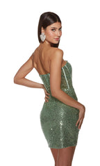 Alyce Paris Homecoming Dress 4826 - Sea Glass