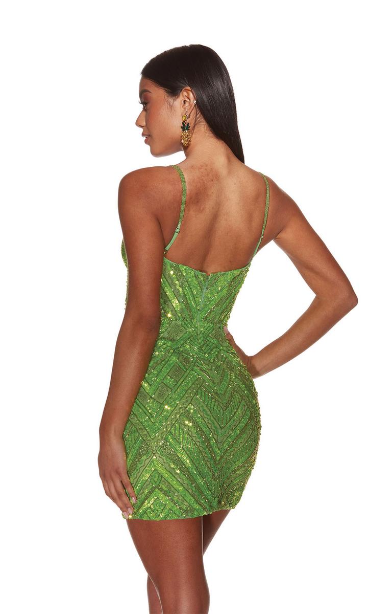 Alyce Paris Homecoming Dress 4840 - Lime