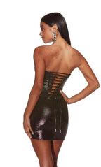 Alyce Paris Homecoming Dress 4846 - Gunmetal