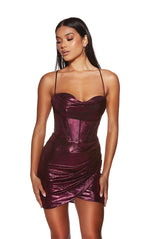 Alyce Paris Homecoming Dress 4848 - Black/Fuchsia