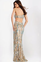 Jovani Prom 48526 - Nude/Gold