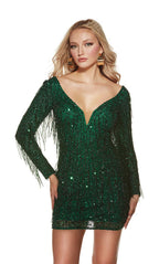Alyce Paris Homecoming Dress 4873 - Emerald