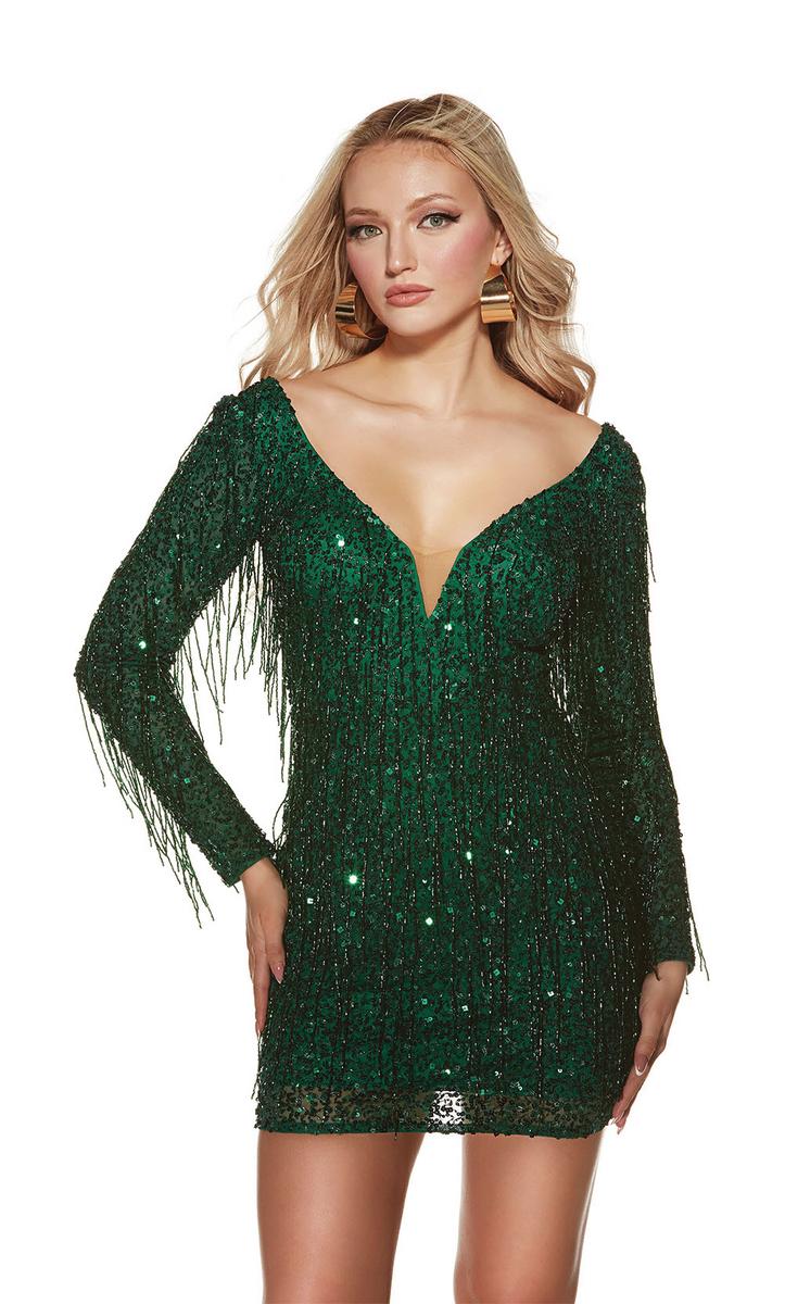 Alyce Paris Homecoming Dress 4873 - Emerald