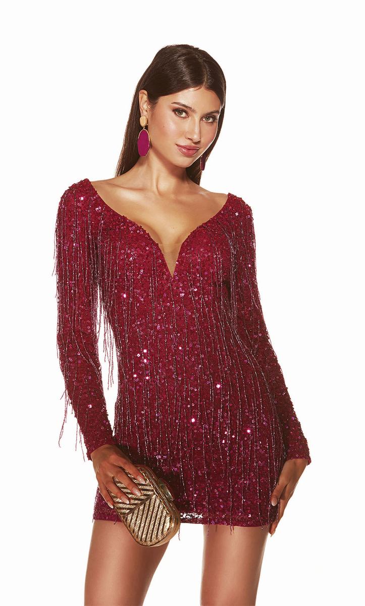 Alyce Paris Homecoming Dress 4873 - Sangria