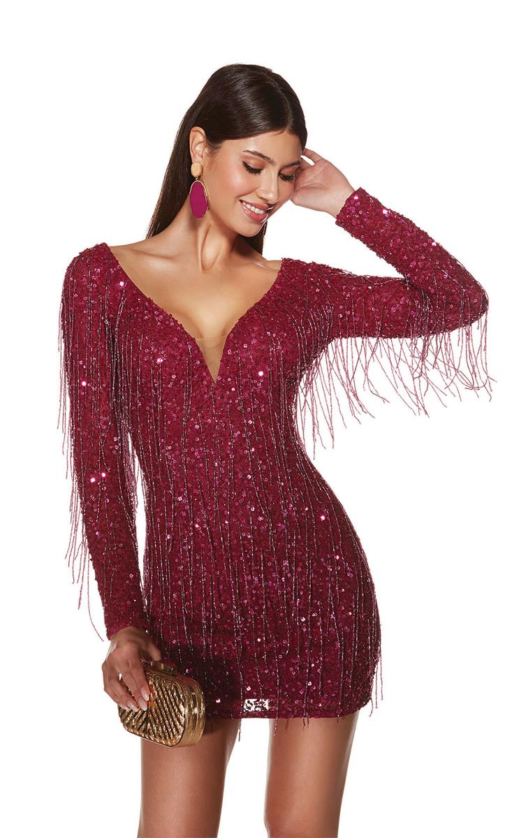 Alyce Paris Homecoming Dress 4873 - Sangria