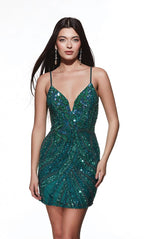 Alyce Paris Homecoming Dress 4879 - Jade