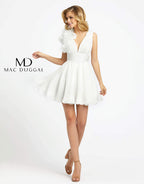 Cocktail by Mac Duggal Dress 48952 - White