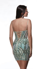 Alyce Paris Homecoming Dress 4895 - Pistachio