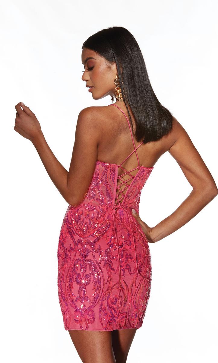 Alyce Paris Homecoming Dress 4900 - Barbie Opal