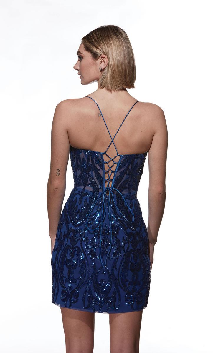 Alyce Paris Homecoming Dress 4900 - Royal