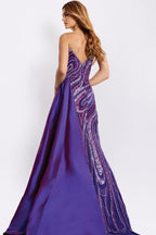 Jovani Prom 49226 - Dark Purple Multi