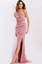 Jovani Prom 49266 - Pink Multi