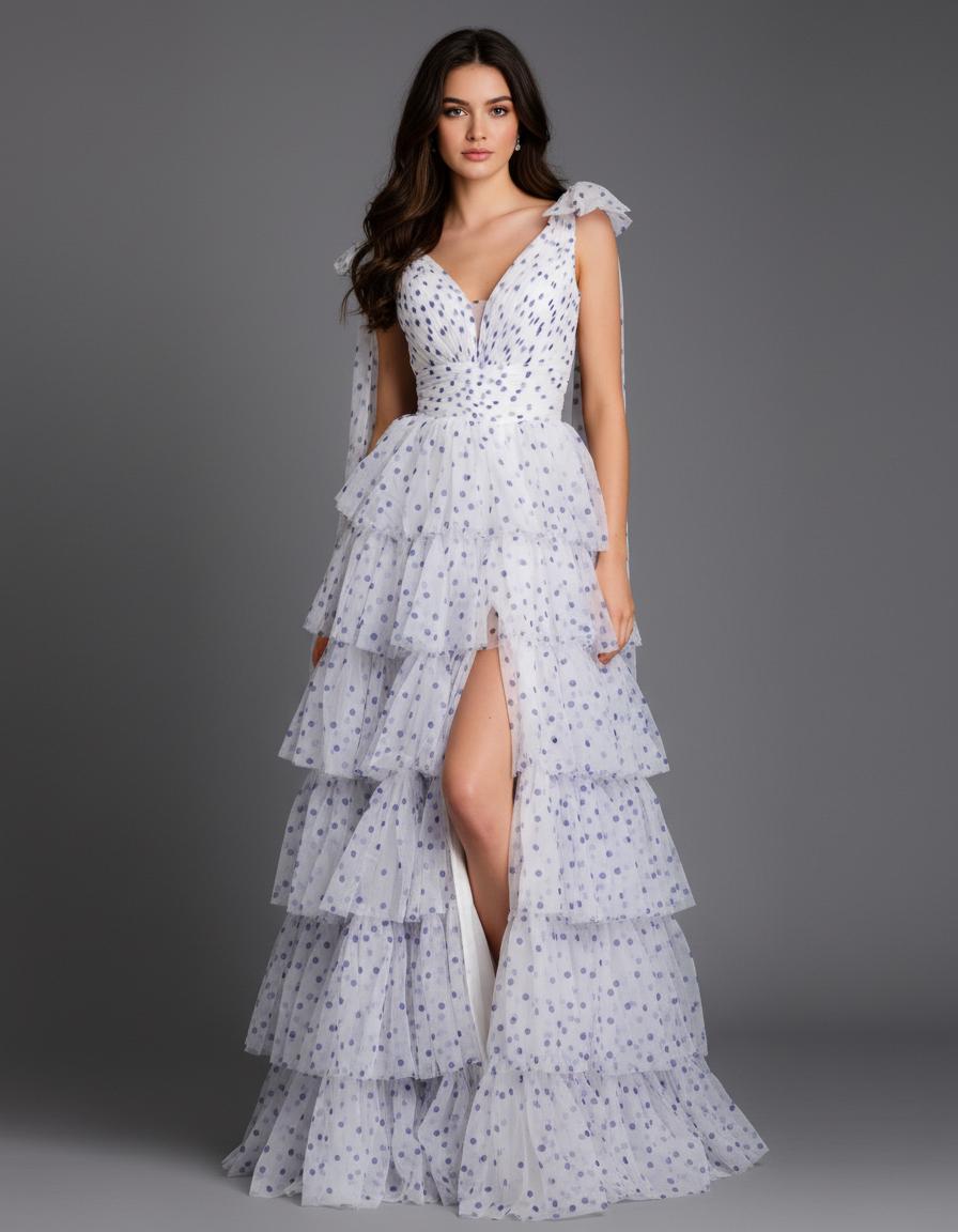 Jovani Prom 49358 - Off White/Purple