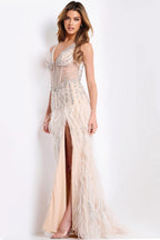 Jovani Prom 49377 - Off White/Nude