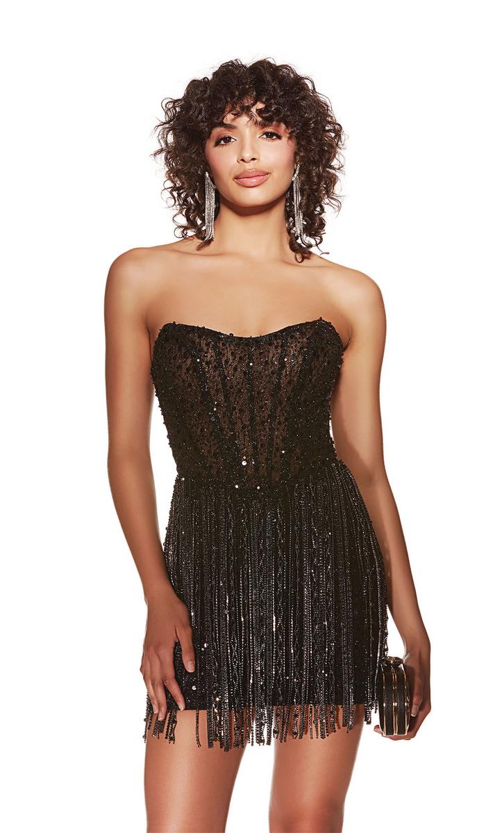 Alyce Paris Homecoming Dress 4940 - Black