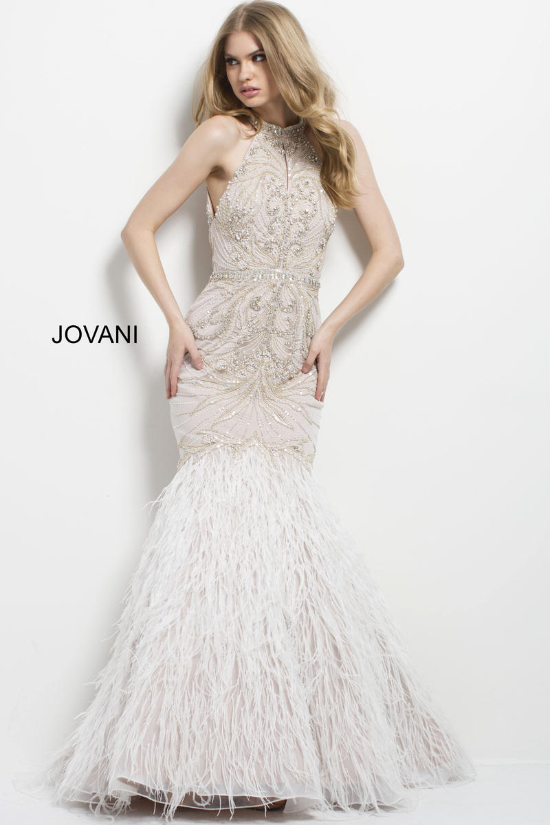 Jovani Evening 49416 - Ivory