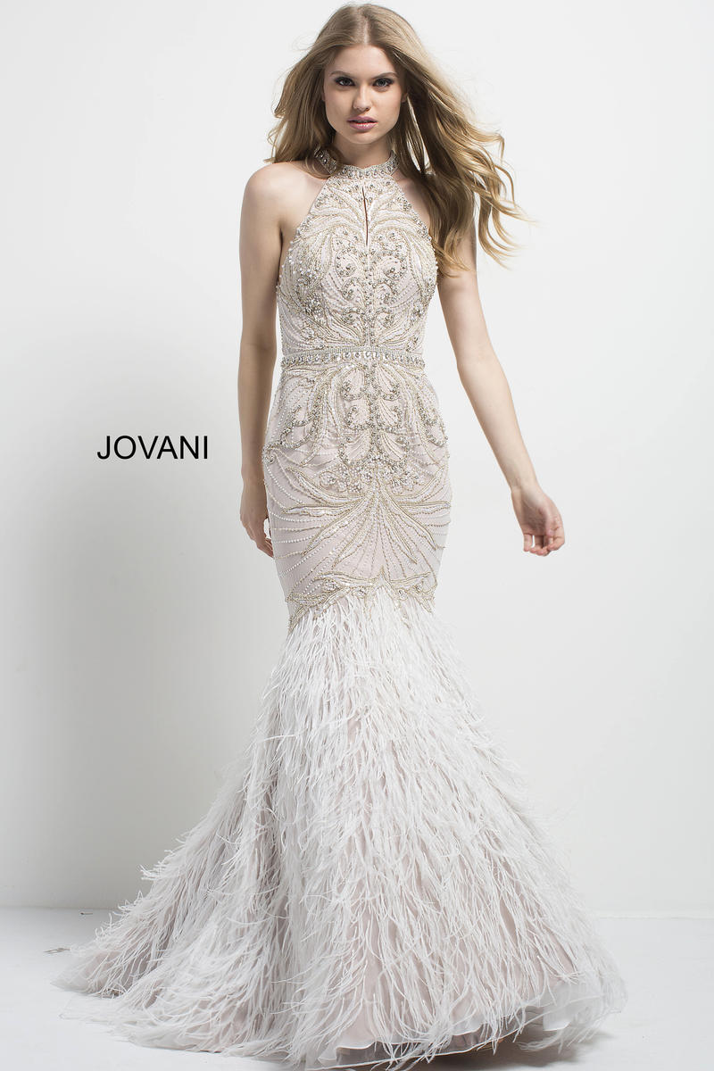 Jovani Evening 49416 - Ivory