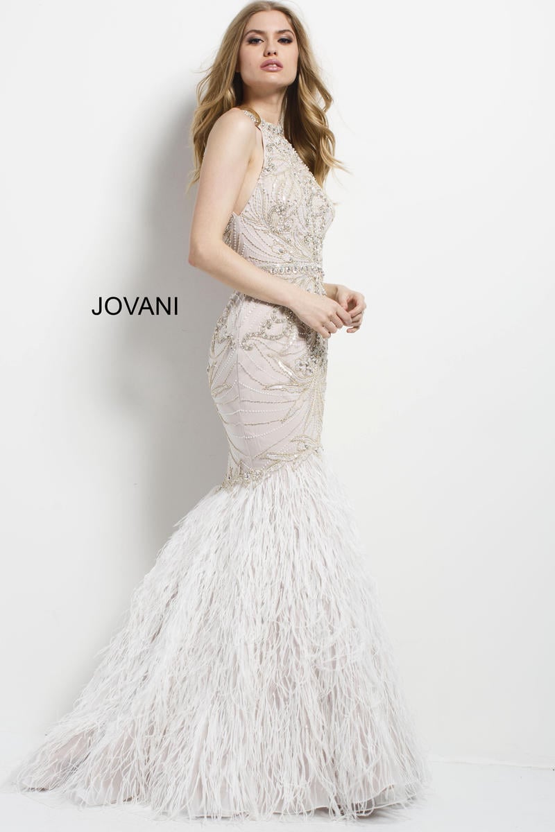 Jovani Evening 49416 - Ivory