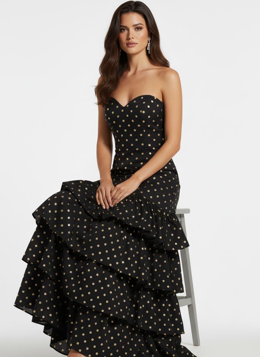 Jovani Prom 49419 - Black/Gold