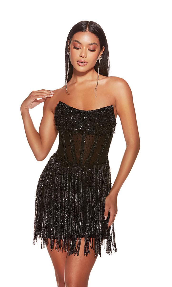 Alyce Paris Homecoming Dress 4941 - Black