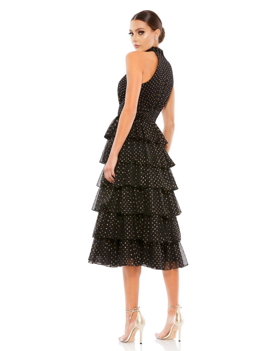 Cocktail by Mac Duggal Dress 49510 - Black Gold