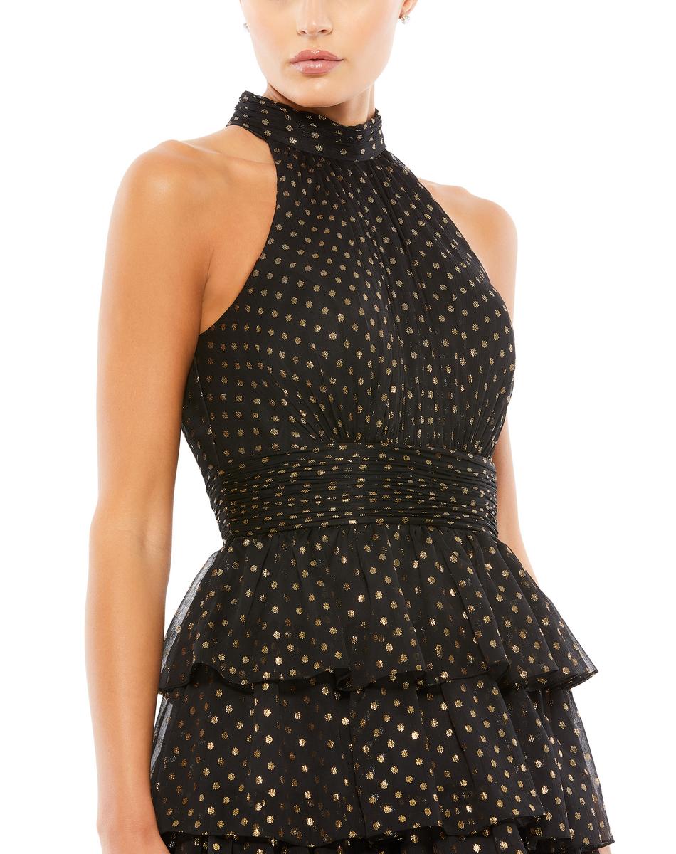 Cocktail by Mac Duggal Dress 49510 - Black Gold