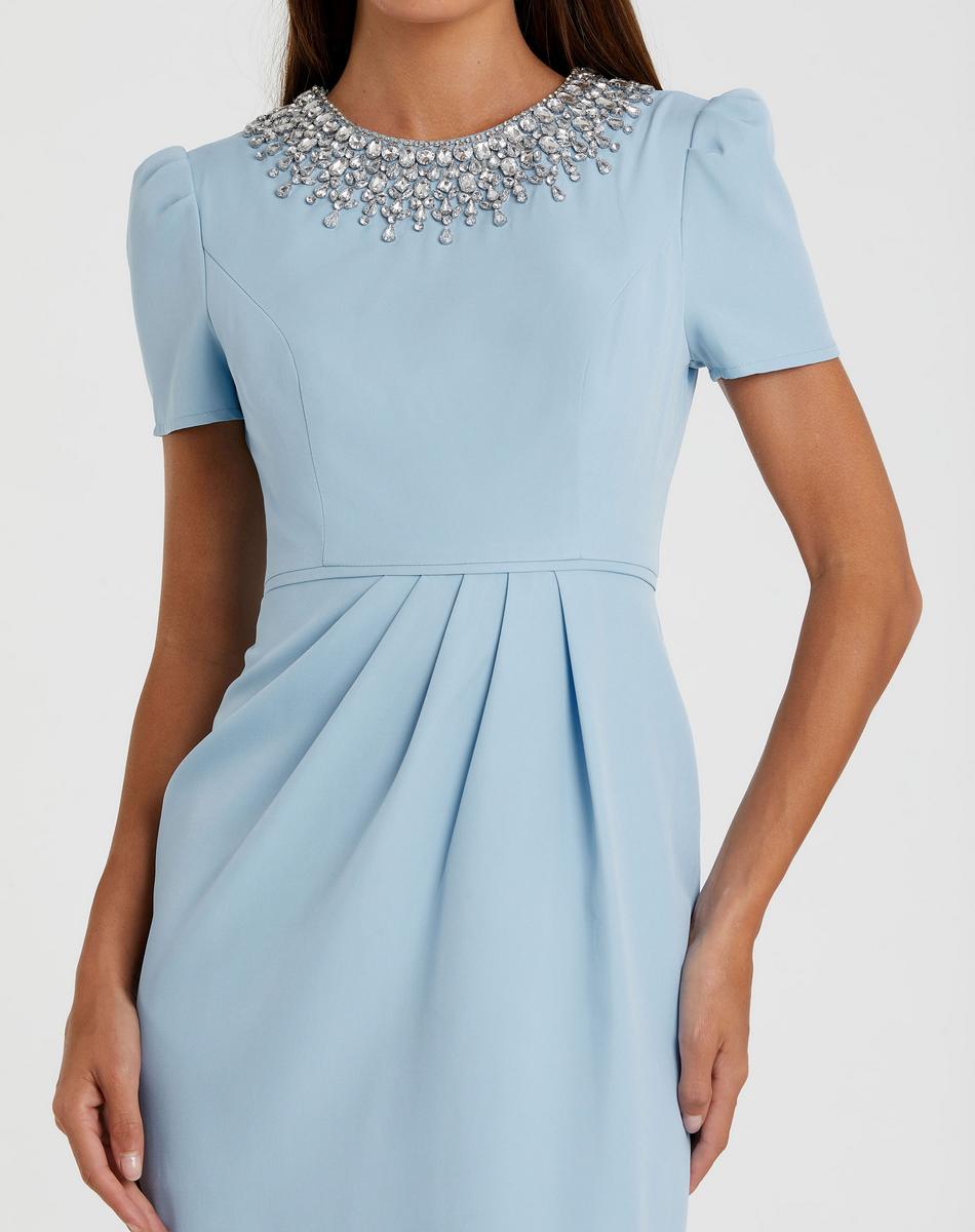 Cocktail by Mac Duggal Dress 49606 - French Blue