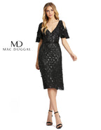 Cocktail by Mac Duggal Dress 4988 - Black