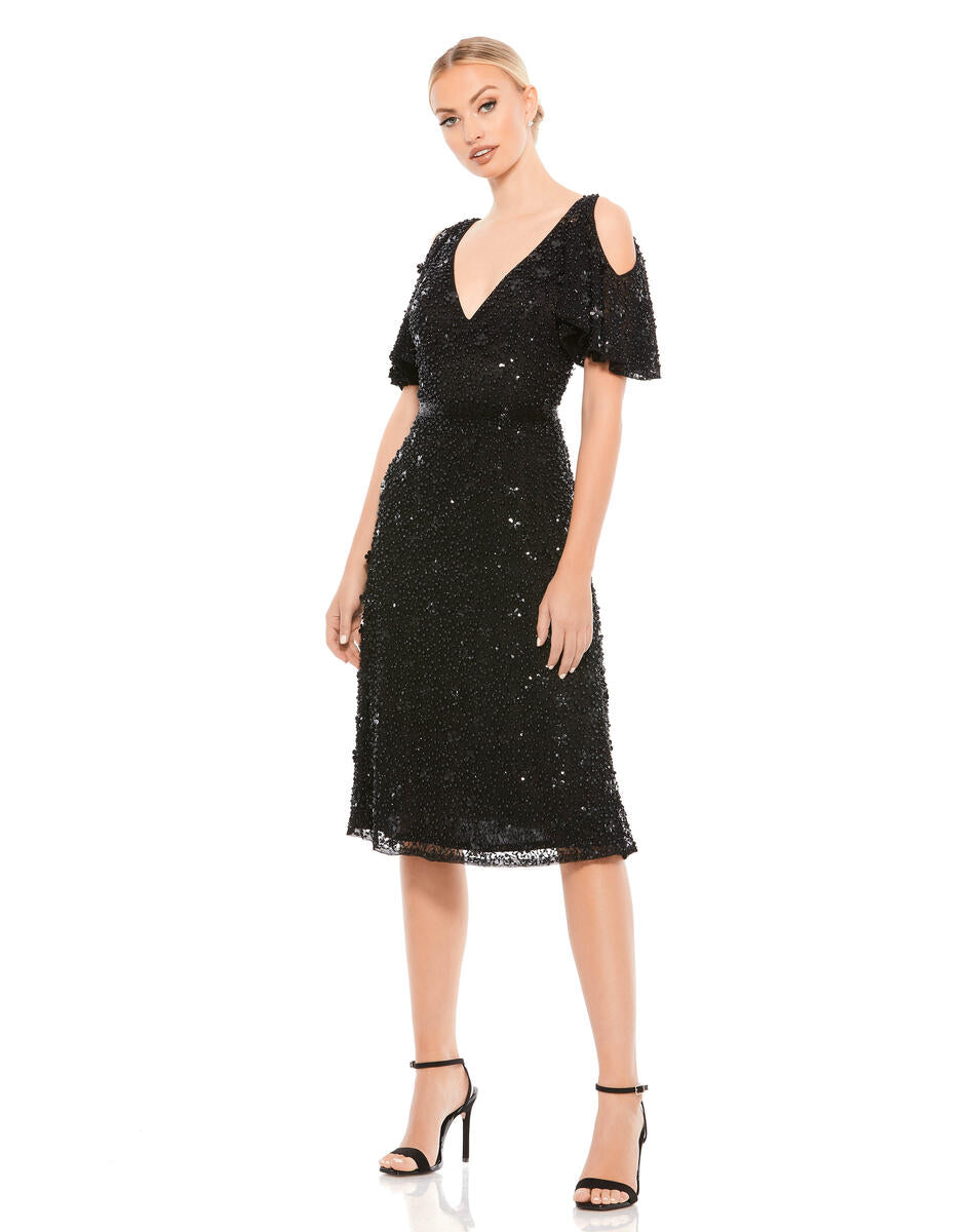 Cocktail by Mac Duggal Dress 4988 - Black