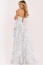 Jovani Prom 49899 - Off White/Royal