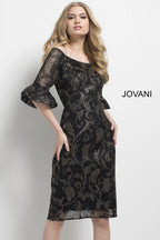 Jovani Short & Cocktail 50157 - Black