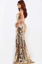 Jovani Prom 50228 - Gold