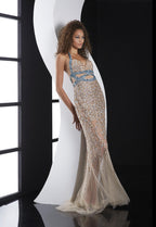 Jasz Couture Dress 5061 - Nude