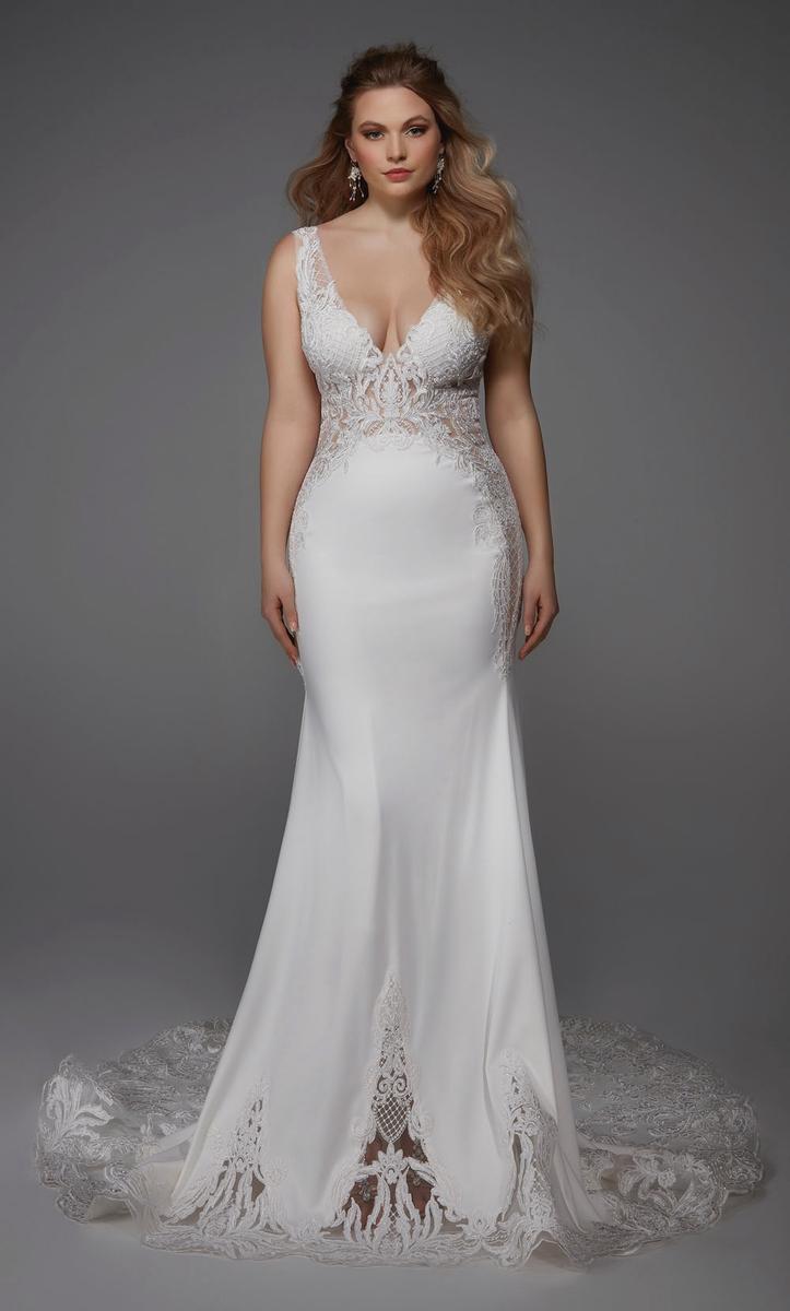 Alyce Black Label Dress 5065 - Diamond White