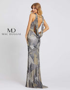 Cassandra Stone Dress 5082A - Platinum