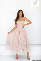 Tarik Ediz Prom 51044 - Pink