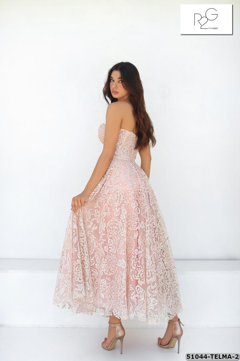 Tarik Ediz Prom 51044 - Pink